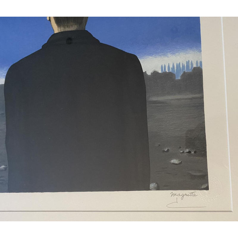 René Magritte "Le Maître d'école" lithographie