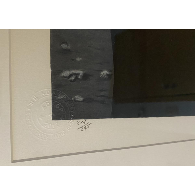 René Magritte "De schoolmeester" lithografie