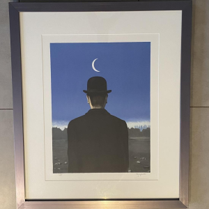 "Le Maître d'école", lithographie, René Magritte