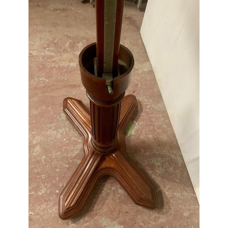 Serving table with a swiveling sliding mechanism, Louis-Philippe style mahogany, 19th century