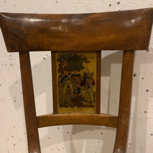 Pair of Empire period chairs, 19th century