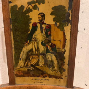 Een paar stoelen uit de Empire-periode, 19e eeuw.