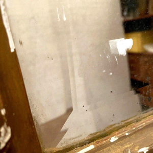 Napoleon III giltwood mirror with openwork carving, 19th century