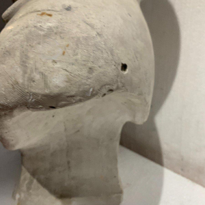 Sculpture "Bust of a Notable Man," sculpted plaster cast, 20th century