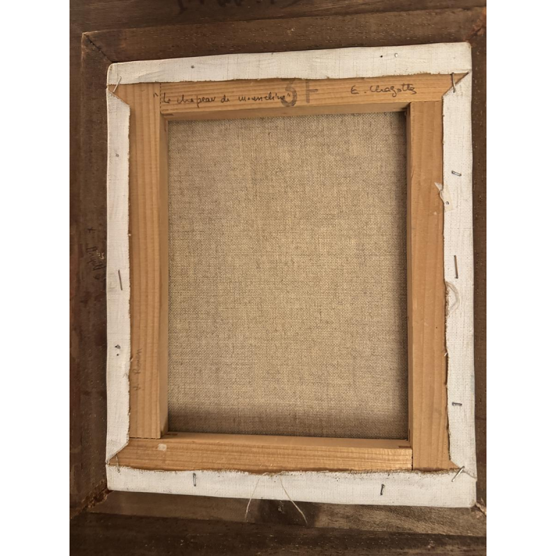 Elisa Chazottes “The Young Woman in Pink” oil painting on canvas