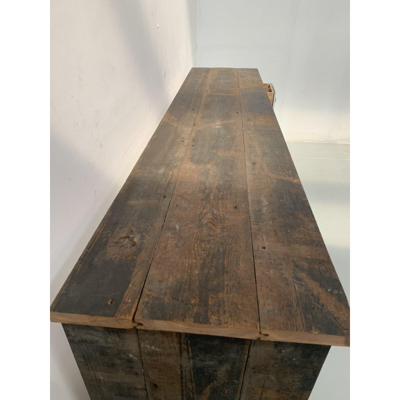 Meuble de rangement à 30 tiroirs en sapin patiné, XX siècle