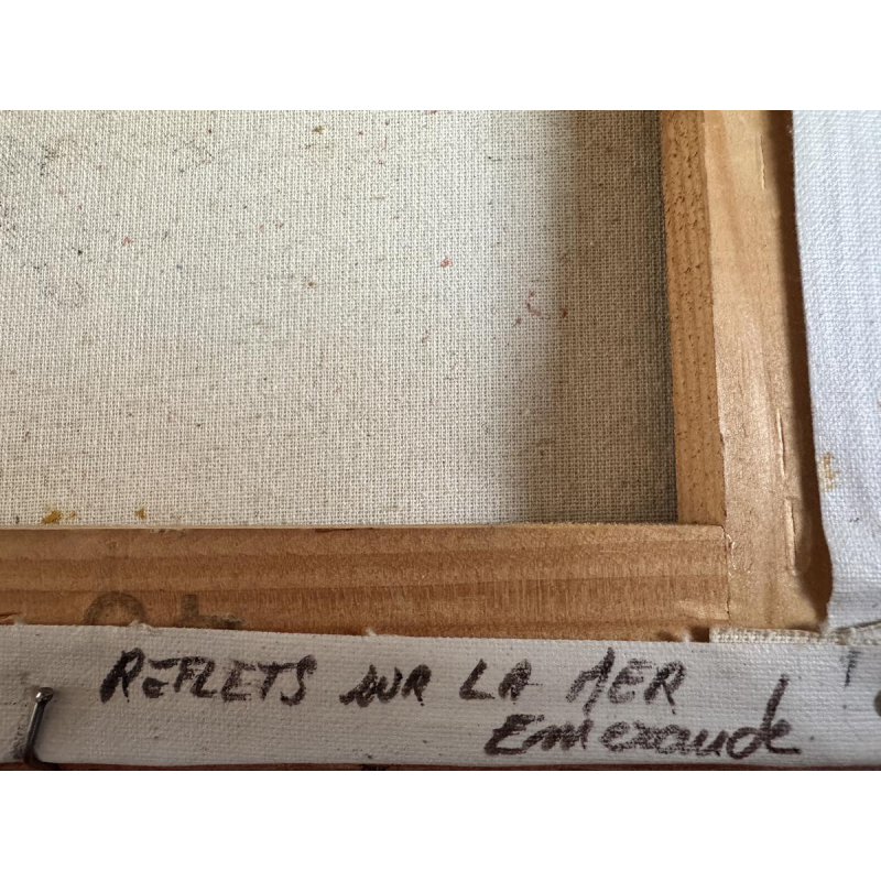 Anna Ivanovna «Détente à la plage» peinture huile sur toile