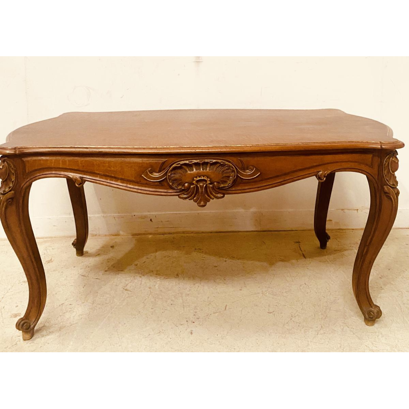 Notenhouten bureau in Lodewijk XV-stijl, eind 19e eeuw