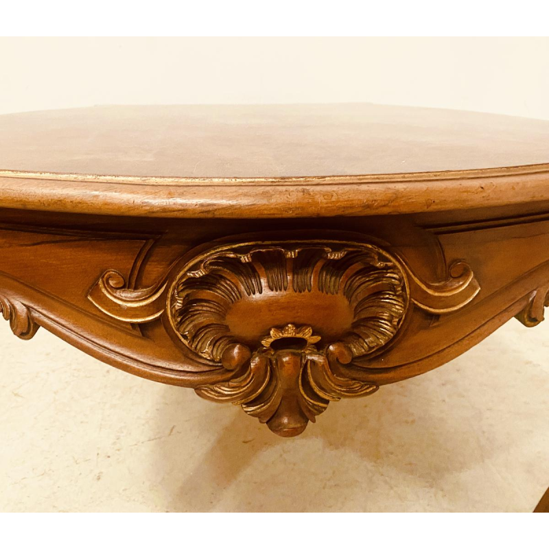 Bureau de style Louis XV en noyer, fin du XIXᵉ siècle