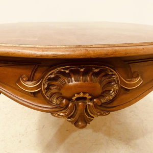 Louis XV style walnut desk, late 19th century