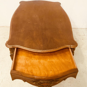 Louis XV style walnut desk, late 19th century