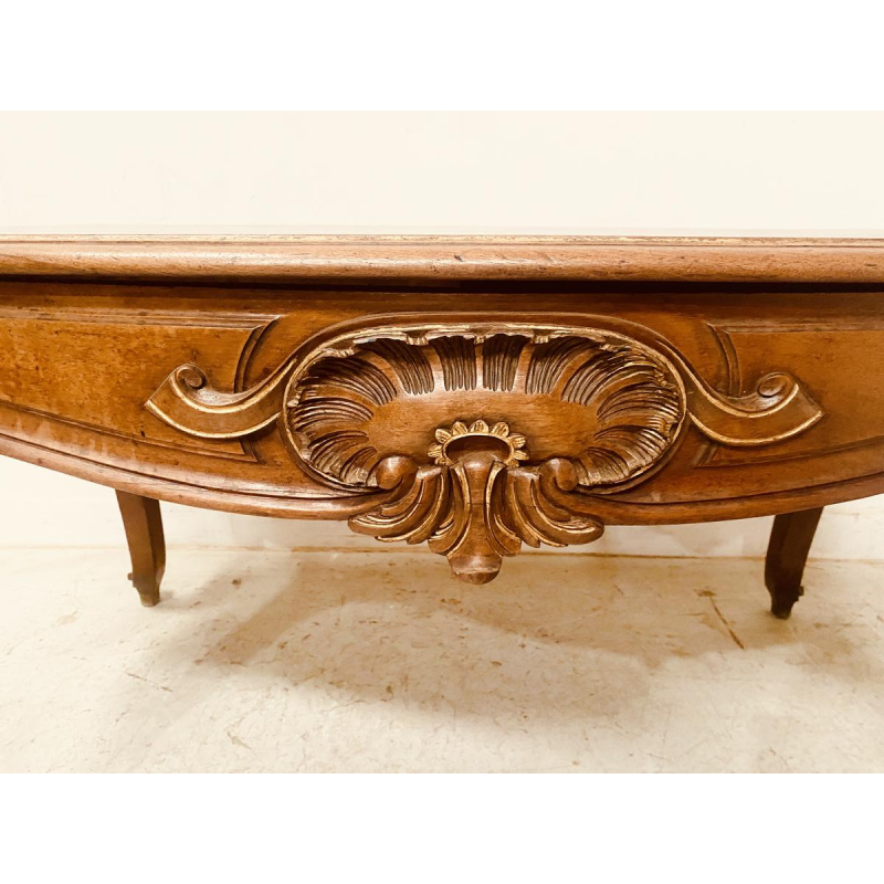 Louis XV style walnut desk, late 19th century