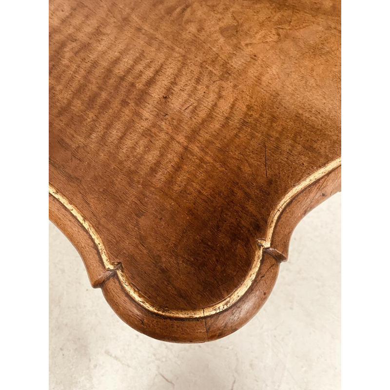 Louis XV style walnut desk, late 19th century