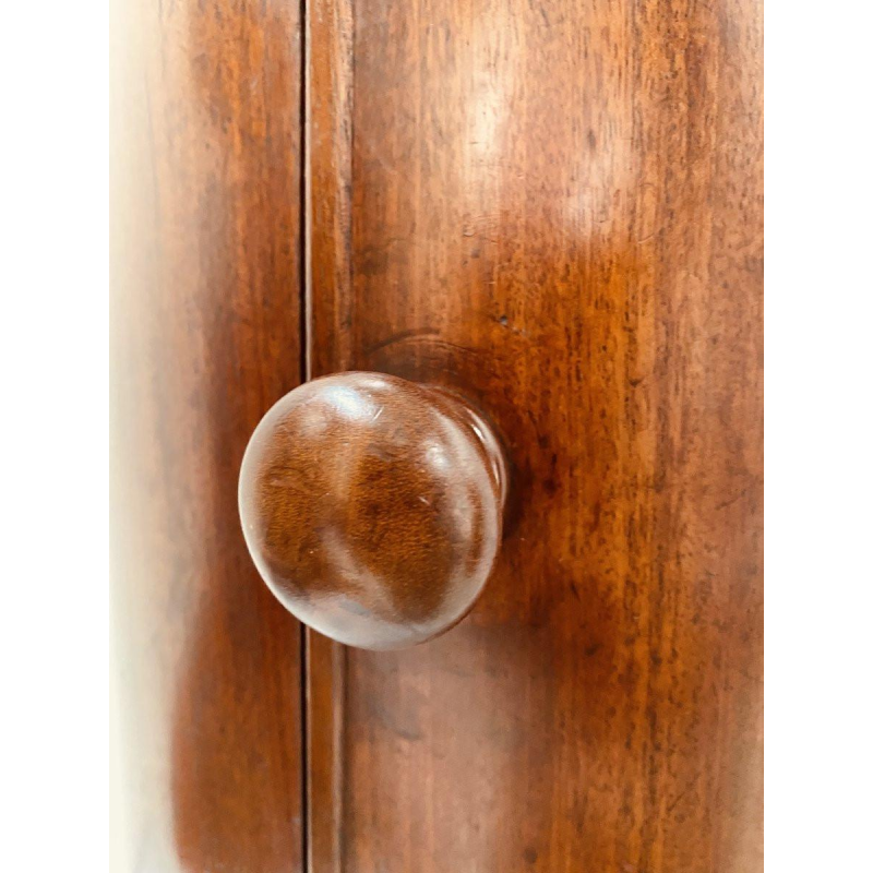 Somno Empire bedside table, mahogany and veneer, Napoleon III period - 19th century