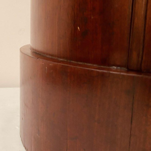 Somno Empire bedside table, mahogany and veneer, Napoleon III period - 19th century