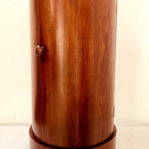 Table de chevet Somno Empire, acajou et placage, époque Napoléon III - XIXᵉ siècle