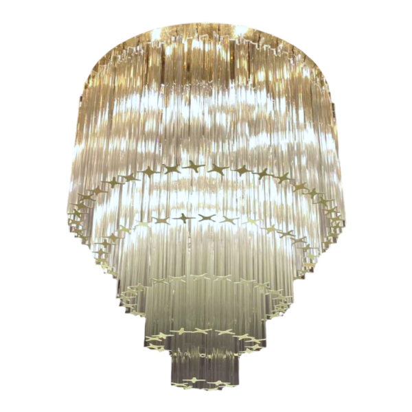 Murano glass chandelier, ca 1980