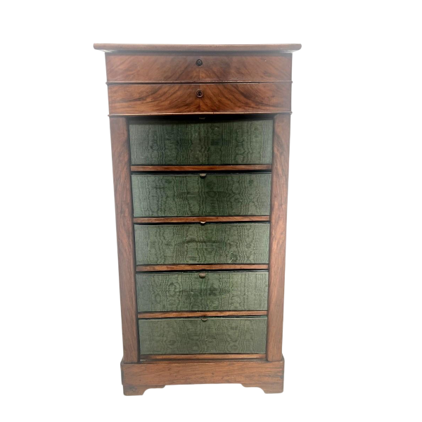 Antique cardboard desk belonging to a notary's clerk, 19th century