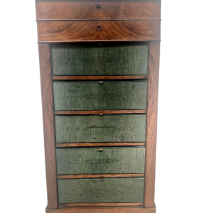 Ancien pupitre cartonnier de clerc de notaire, XIXᵉ siècle