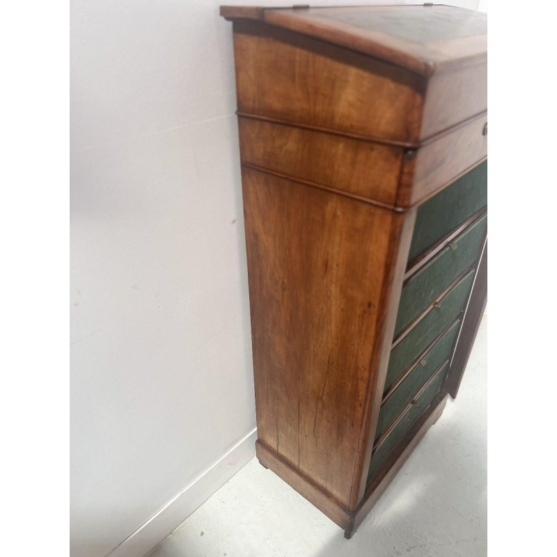Antique cardboard desk belonging to a notary's clerk, 19th century