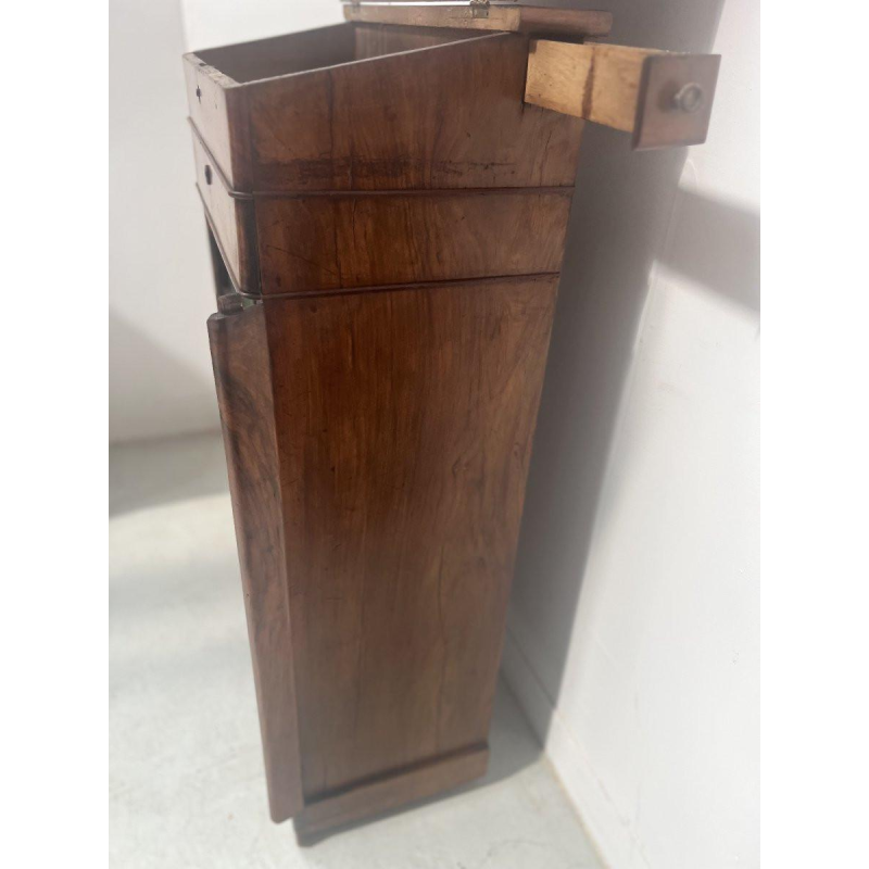 Antiek kartonnen bureau van een notaris, 19e eeuw.