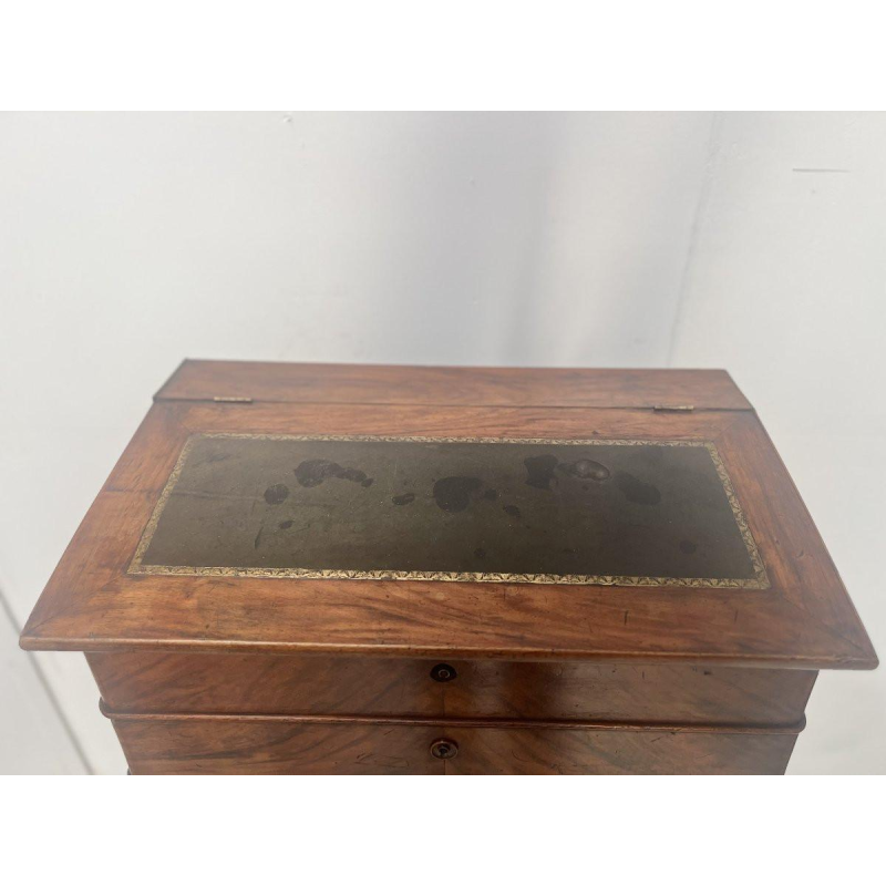 Antique cardboard desk belonging to a notary's clerk, 19th century