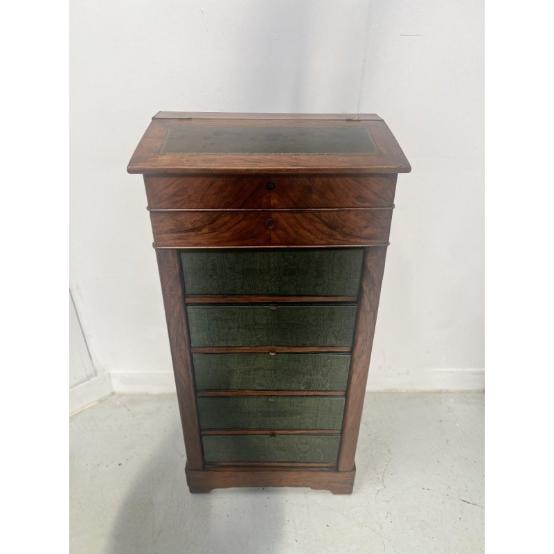 Antique cardboard desk belonging to a notary's clerk, 19th century