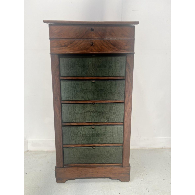 Antique cardboard desk belonging to a notary's clerk, 19th century