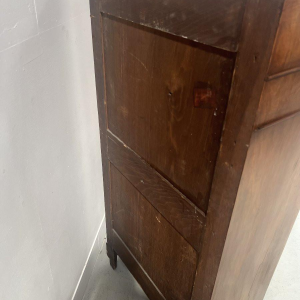 Antiek kartonnen bureau van een notaris, 19e eeuw.