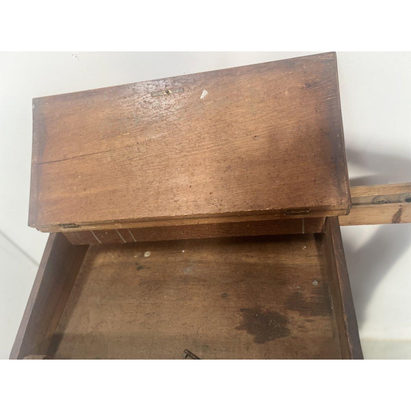 Antique cardboard desk belonging to a notary's clerk, 19th century