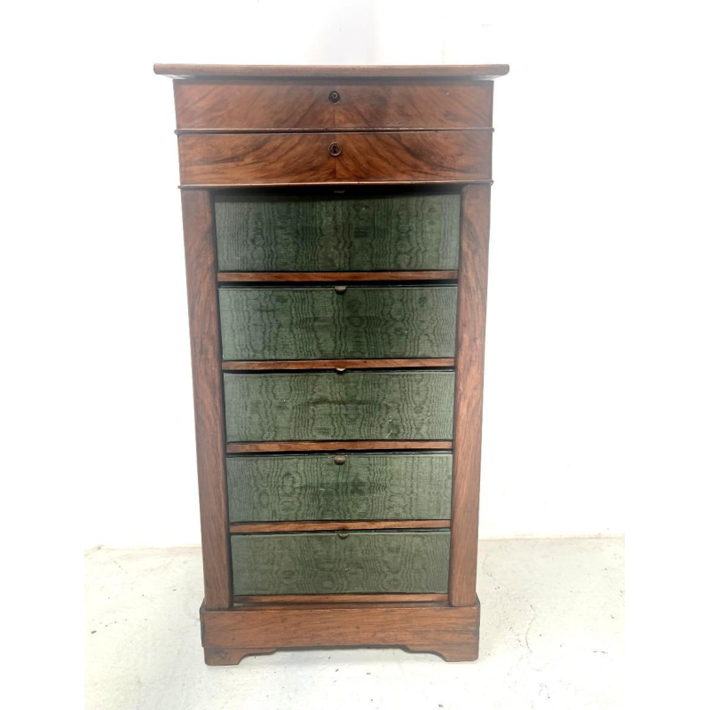 Ancien pupitre cartonnier de clerc de notaire, XIXᵉ siècle