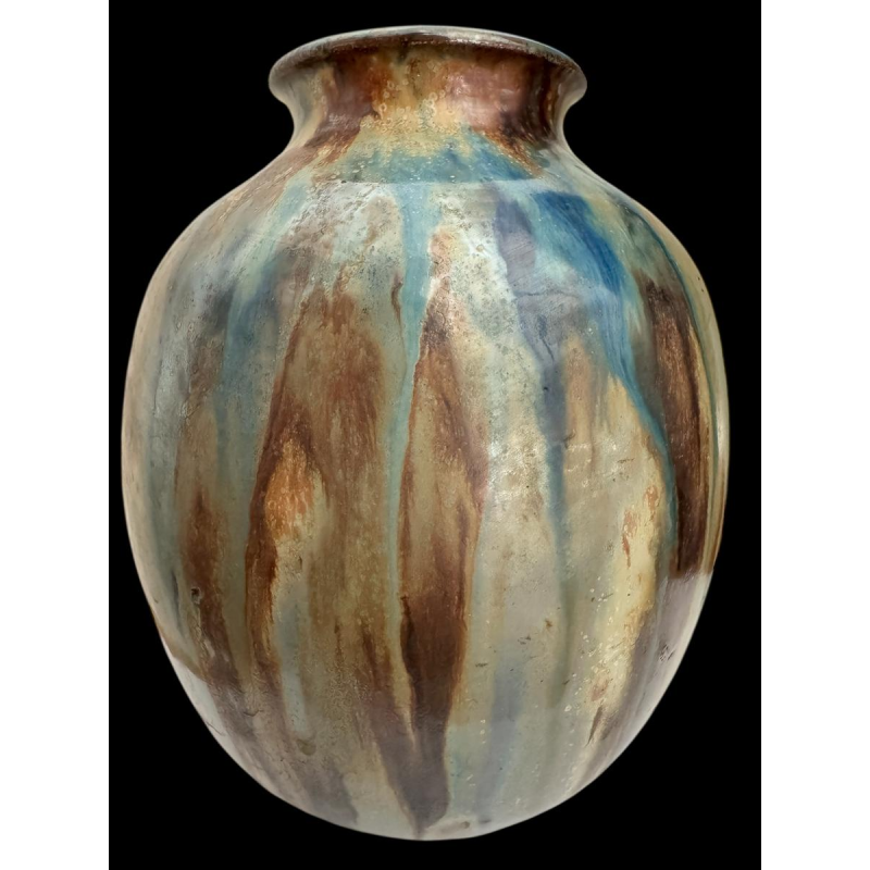 Roger GUERIN vase en grès forme flammé forme 132/C, ca 1920