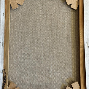 Milo DARDENNE «Le petit déjeuner» peinture huile sur toile expressionniste