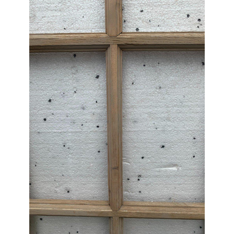 Set of three fir wood partition doors, 20th century