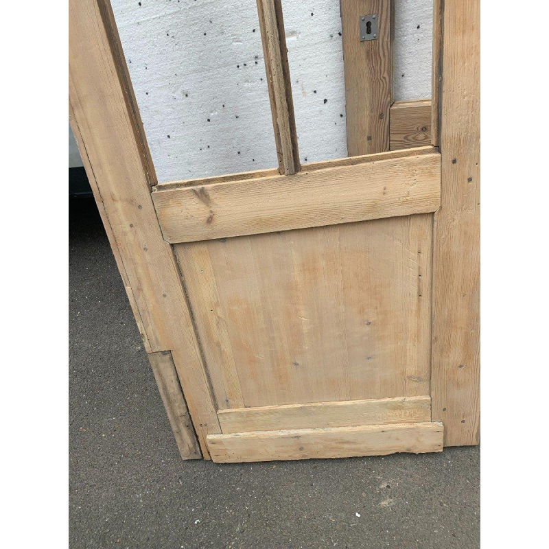 Suite de trois portes de séparation en sapin, XXᵉ siècle