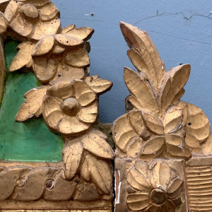 Miroir d’époque Louis XVI en bois doré, XVIIIᵉ siècle