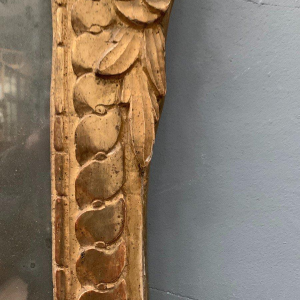 Louis XVI period mirror in giltwood, 18th century