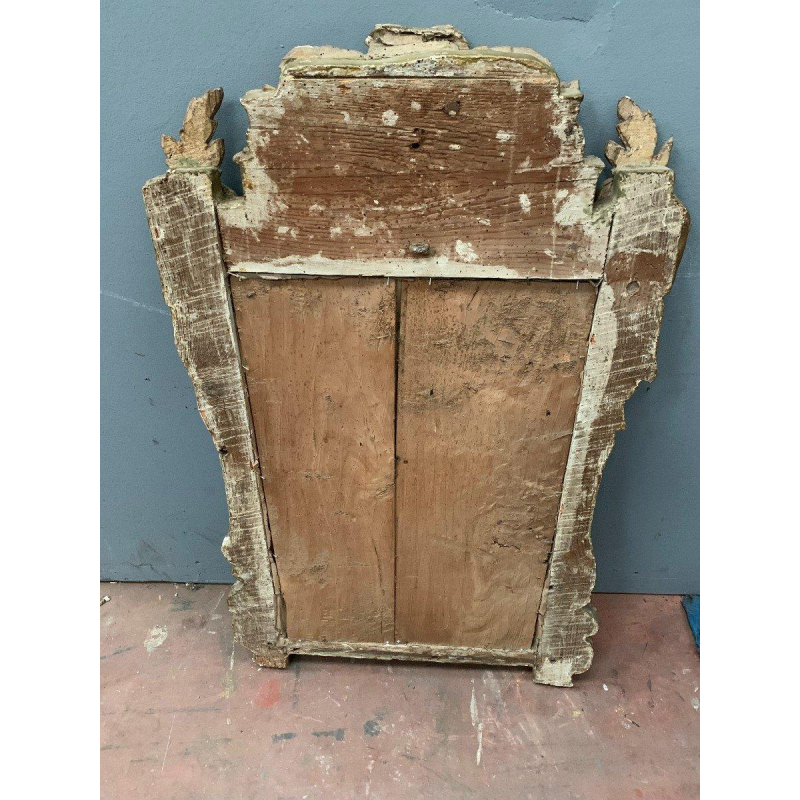 Miroir d’époque Louis XVI en bois doré, XVIIIᵉ siècle