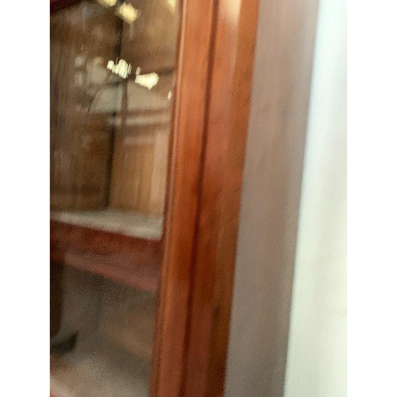 Napoleon III two-part display cabinet, mahogany and veneer, 19th century