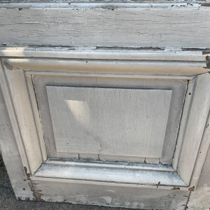 Double-leaf French doors in solid oak, 20th century