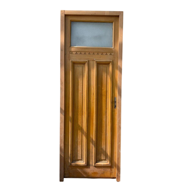 Patinated fir doorway, 20th century