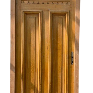 Patinated fir doorway, 20th century