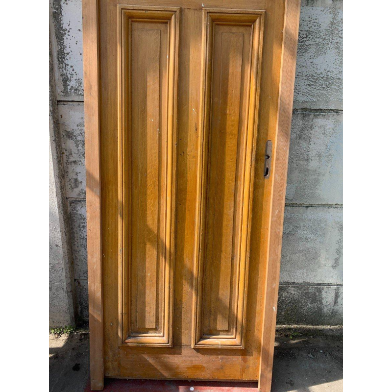 Porte de passage en sapin patiné, XXᵉ siècle