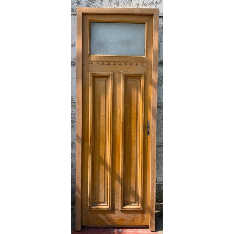 Patinated fir doorway, 20th century