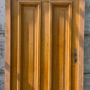 Patinated fir doorway, 20th century