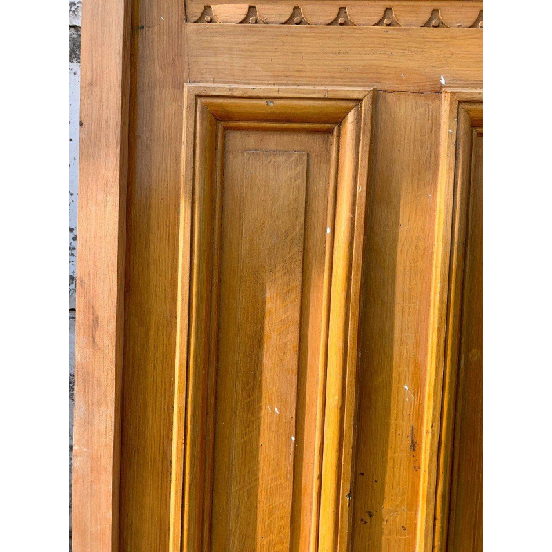 Patinated fir doorway, 20th century