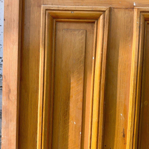 Porte de passage en sapin patiné, XXᵉ siècle