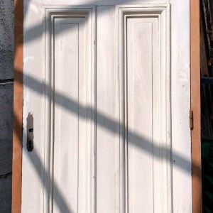 Patinated fir doorway, 20th century