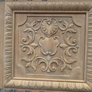 Renaissance-style solid oak sideboard, 20th century