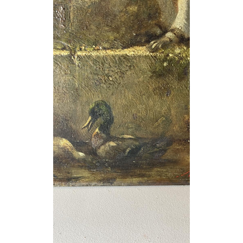 Narcisse Virgile Diaz de la Pena "Een galante scène in het park", olieverfschilderij op paneel, ca. 1850